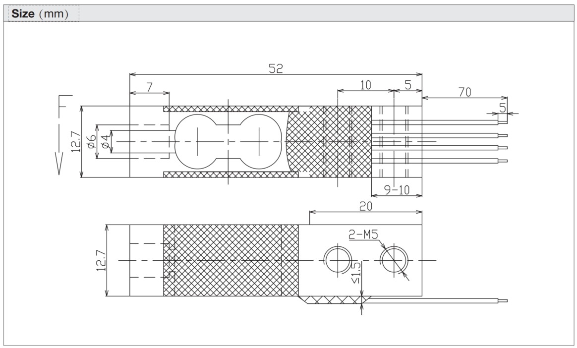 106B Kitchen Scale Load Cell Sensor (Single Point Type)