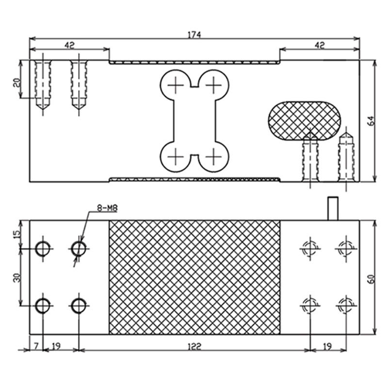 LC1760 Single Point Load Cell for Low Capacity Hopper Scales