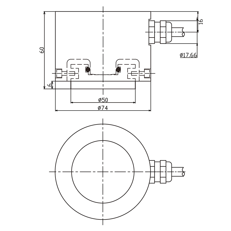 LCD801 mini button type force sensors load cell