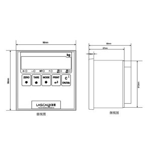 DT85 Panel Mount Multi-Channel Load Cell Weighing Controller