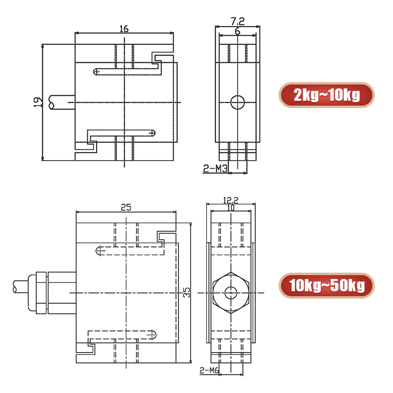 STM S-Type Micro Load Cell for Push-Pull Force Gauge