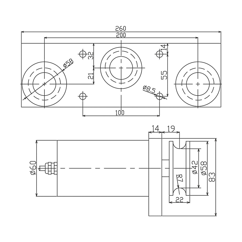 TK Three-roller online precise measurement tension sensor tension detector