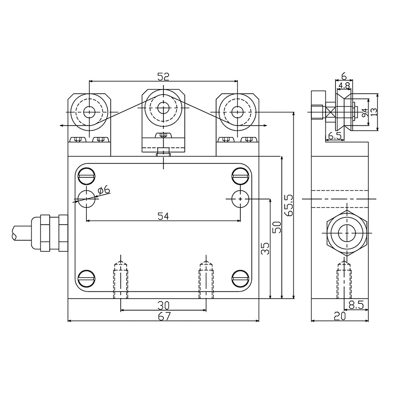 TS Three-Roller Continuous Tension Sensor