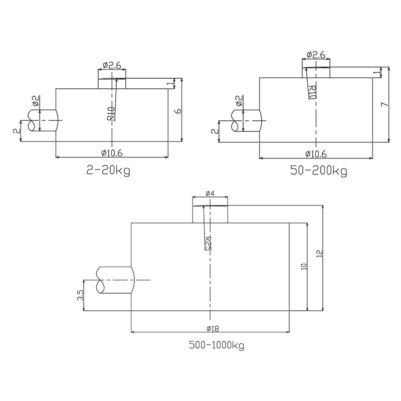 UM Column-Type Micro Compression Force Transducer
