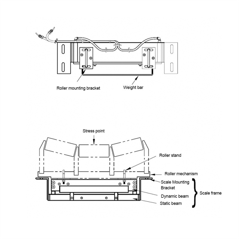 WR Dynamic Belt Scale For Iron And Steel Chemical Industry
