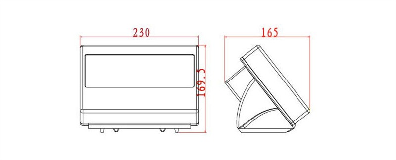 XK3190-A12ES Stainless Steel Weighing Desktop Electronic Platform Scale Indicator 2