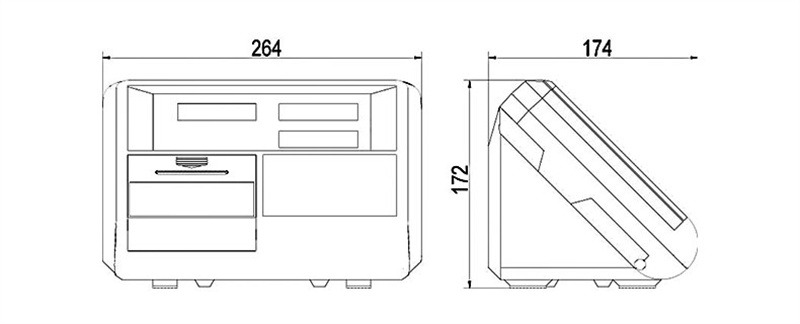 XK3190-A23P Weighing With Printing Function Weighing Display Controller 2