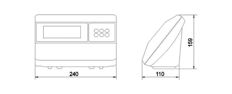 XK3190-A6B Electronic Platform Scale Head Weight Indicator 2