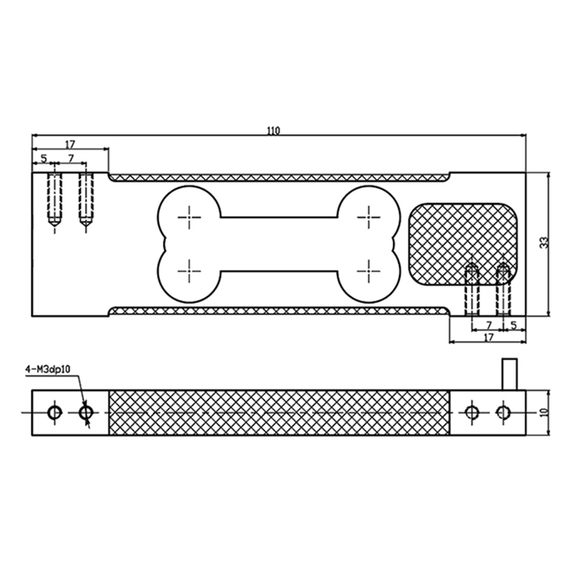 LC1110 Aluminum Alloy Single Point Load Cell For Electronic Scales